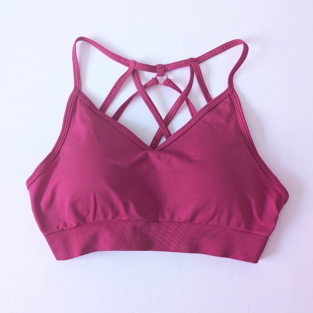 Sweaty Betty Hot Pink Sports Bra Size M